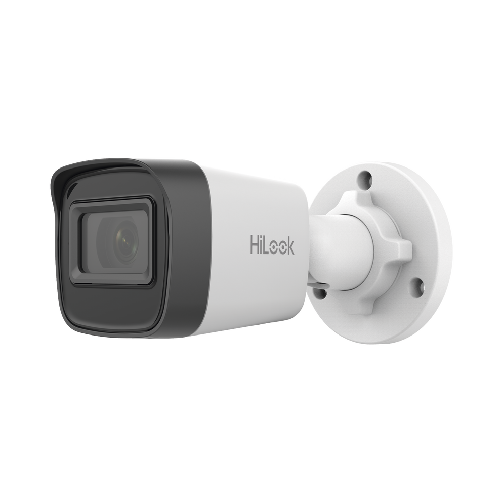HiLook Series / Bala IP 2 Megapixel (1080p) / Lente 2.8 mm / 20 mts IR / Exterior IP67 / PoE / dWDR / H.265+ / ONVIF