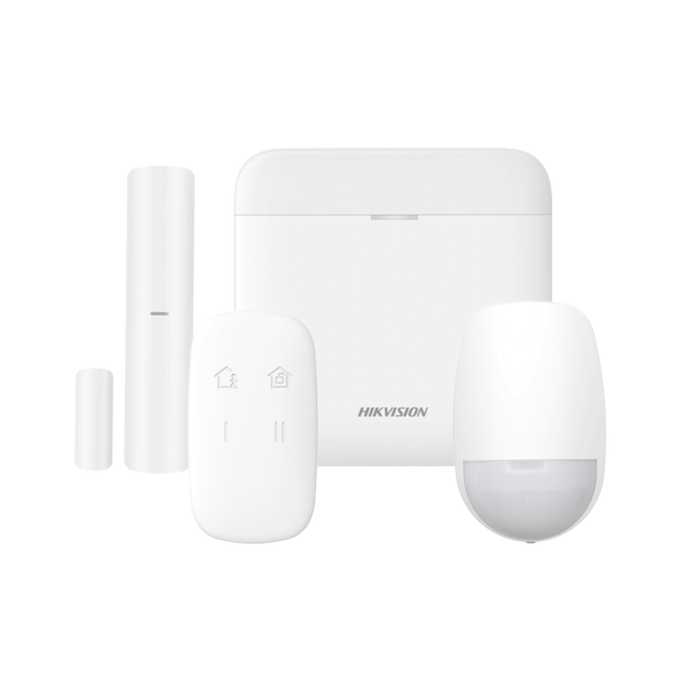 CURSO PARA INSTALAR TU PROPIA ALARMA(AX PRO)+ KIT de Alarma AX PRO / Incluye: 1 Hub con bateria de respaldo / 1 Sensor PIR / 1 Contacto Magnético / 1 Control Remoto / WiFi / Compatible con Hik-Connect P2P