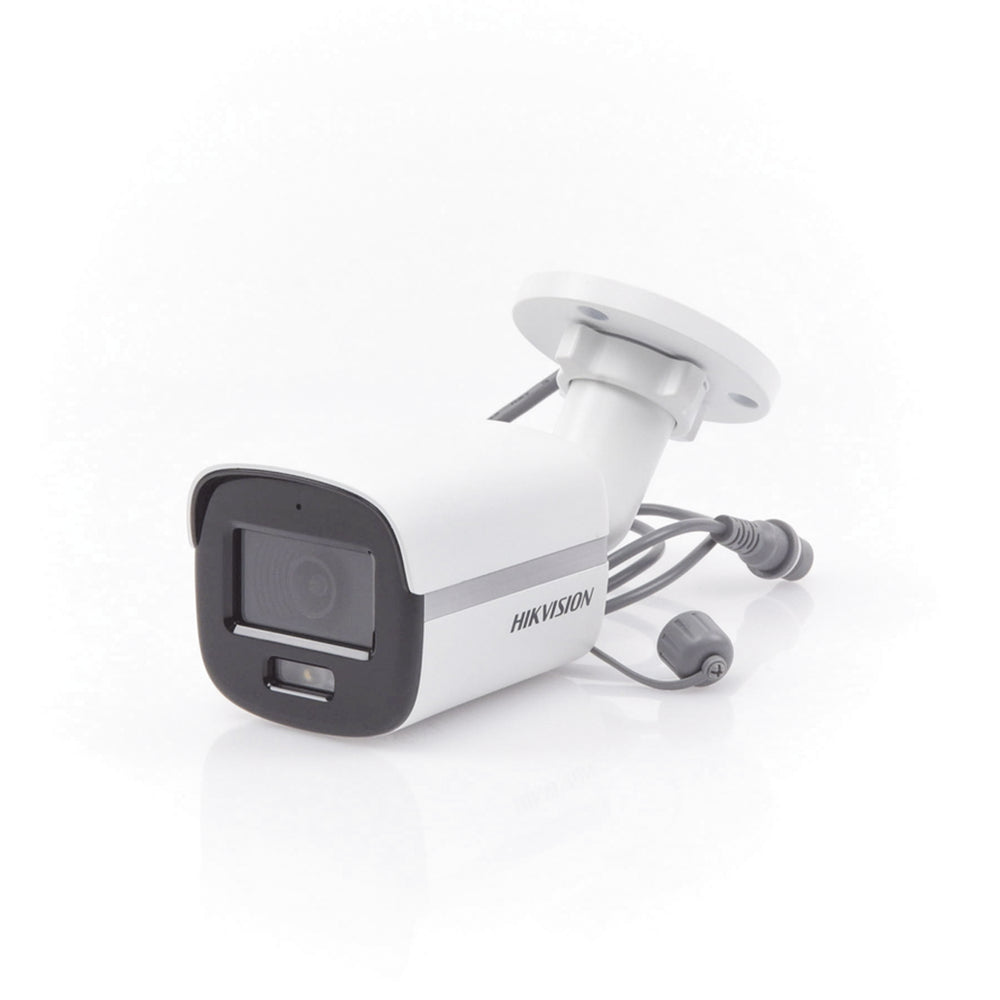 [ColorVu] Bala TURBOHD 2 Megapixel (1080p) / Imagen a Color 24/7 / Lente 2.8 mm / METAL / Luz Blanca 20 mts / Exterior IP67