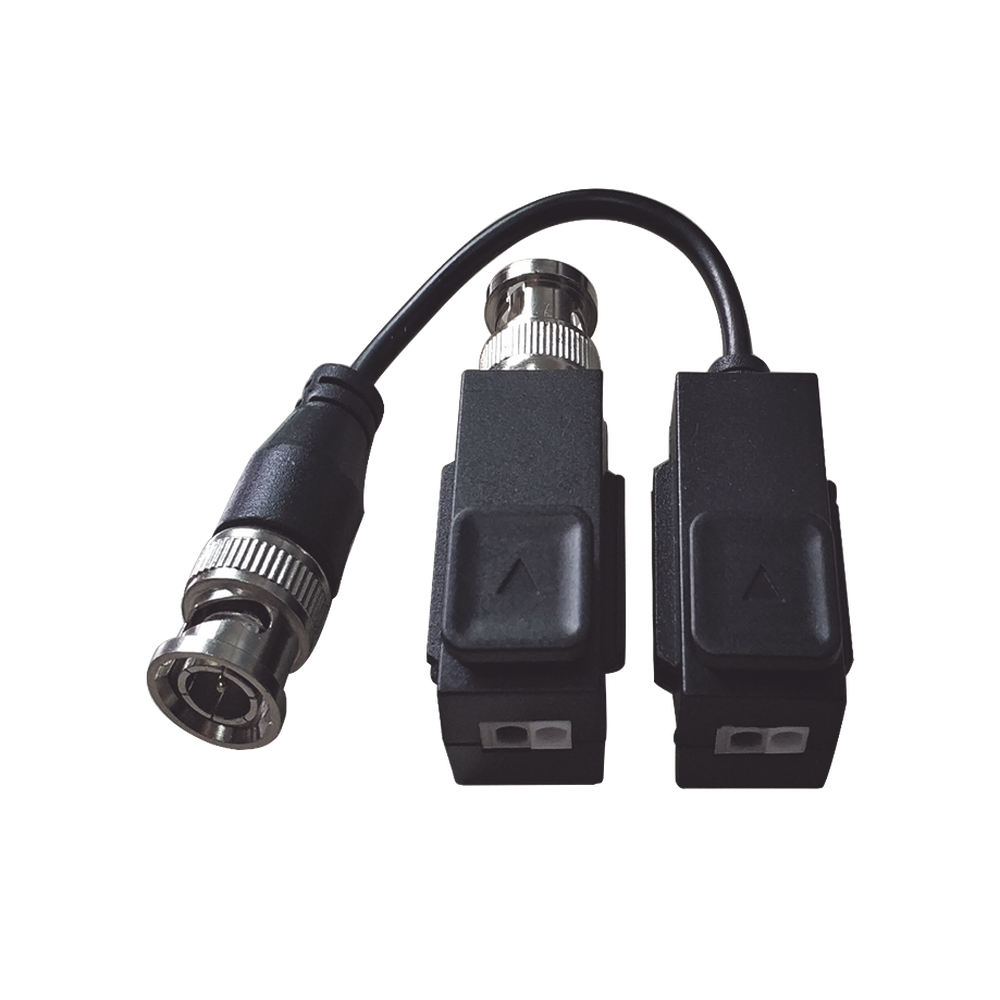 Kit de Transceptor (Balluns) TURBOHD con Boton Push / Hasta 8 MP (4K) / 100% Cobre