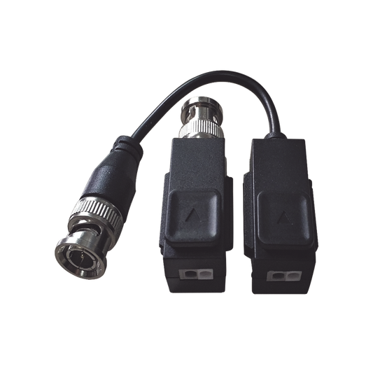 Kit de Transceptor (Balluns) TURBOHD con Boton Push / Hasta 8 MP (4K) / 100% Cobre