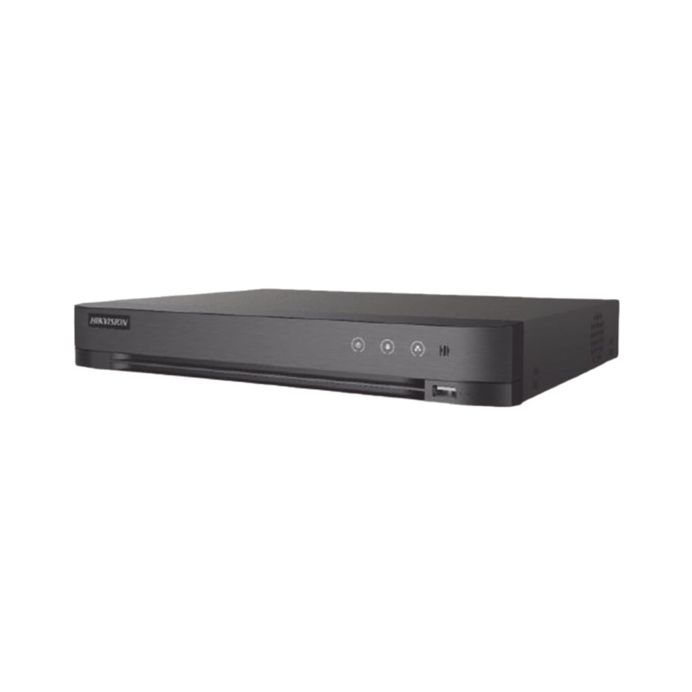 DVR 16 Canales TURBOHD + 8 Canales IP / 5 Megapixel Lite - 3K Lite / Audio de Dos Vías por Coaxitron / Reconocimiento Facial / ACUSENSE (Evita falsas alarmas) / 1 Bahía de Disco Duro
