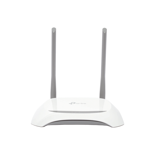 Router Inalámbrico WISP, 2.4 GHz, 300 Mbps, 2 antenas externas omnidireccional 5 dBi, 4 Puertos LAN 10/100 Mbps, 1 Puerto WAN 10/100 Mbps, control de ancho de banda